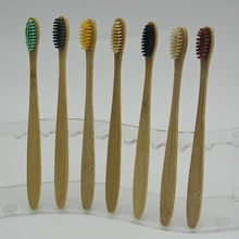 1 шт экологичный Бамбук Зубная щетка для ухода за полостью рта зубные щетки ЭКО Мягкая натуральная кисть 3091