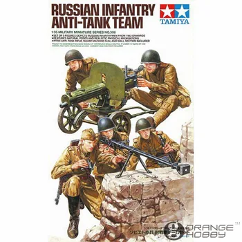 

OHS Tamiya 35306 1/35 Russian Infantry Anti-Tank Team Assembly Military Miniatures Model Building Kits G