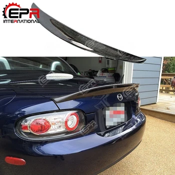 

Car-styling EPA Type 3 Carbon Fiber Rear Spoiler (PRHT Hard Top Only) Trunk Splitter Wing For Mazda MX5 NC NCEC Miata Roadster