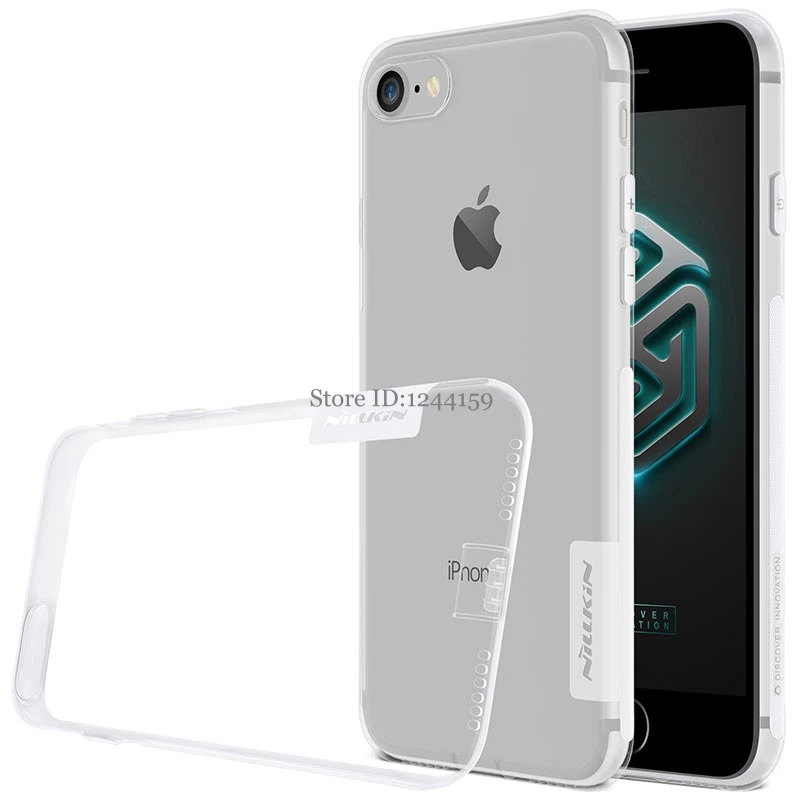 Чехол NILLKIN для iPhone 7 8 plus чехол натуральный прозрачный мягкий из ТПУ задняя крышка