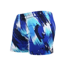 Мужская одежда для плавания с принтом эластичные плавки дышащие пляжные шорты для плавания быстросохнущие Летние плавки для серфинга шорты-боксеры