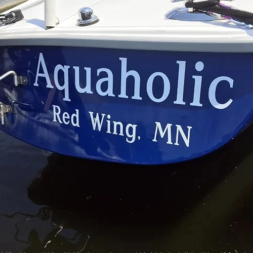 12 fonts Personalized Boat Name Waterproof Sticker Decals Custom Prespaced Letters On Decal Sheet Self-adhesiveWallpaper