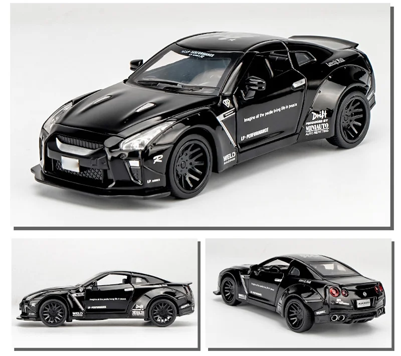  New 1:32 NISSAN GTR Race Alloy Car Model Diecasts & Toy Vehicles Toy Cars Free Shipping Kid Toys Fo