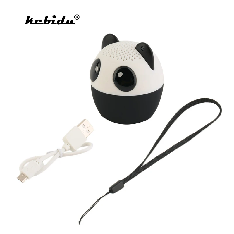 

kebidu Wireless Cute Animal panda dog Sound Speaker Bluetooth 4.1 Portable Clear Voice Audio Player TF Card USB Gift for Girl