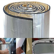 7 мм 1*1,4 м 55,"* 39,4" самоклеящийся автомобильный дорожный шумоподавитель звукопоглощающий и тепловой барьер, поролон с алюминиевым листом