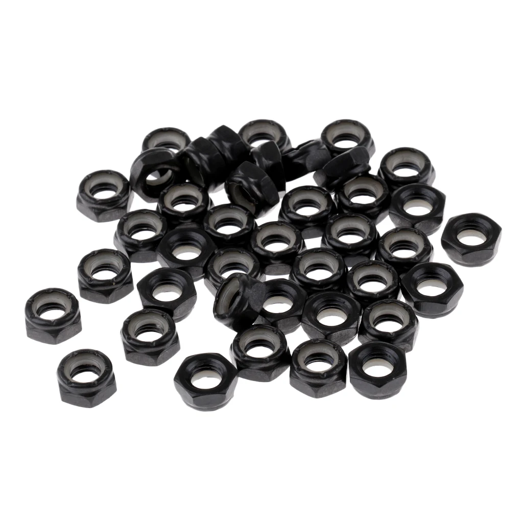 Skateboard Wheel Axle Mounting Screw Nuts + Speed Washers for Outdoor Sports Small Tools