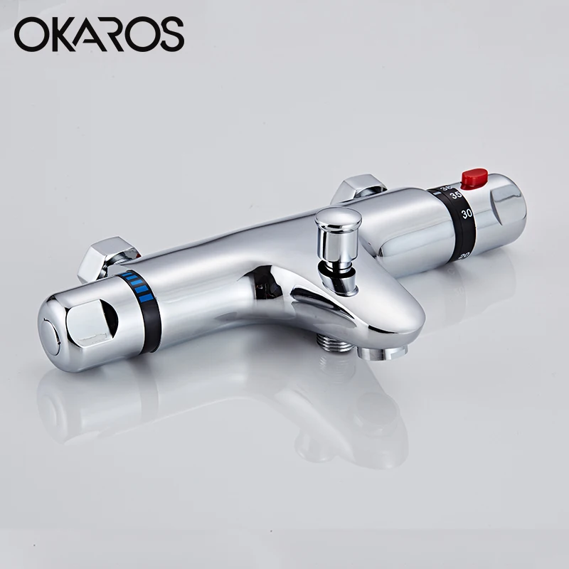 OKAROS Basic Thermostatic Shower Faucet Switch Control Hot And Cold