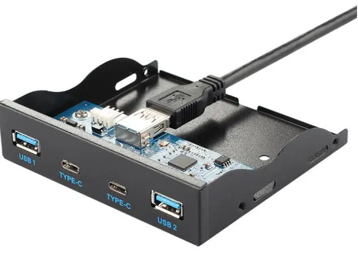 Стандартный 3 5 дюймовый флоппи накопитель 2xUSB3.0 + 2xType C панель расширения порта для