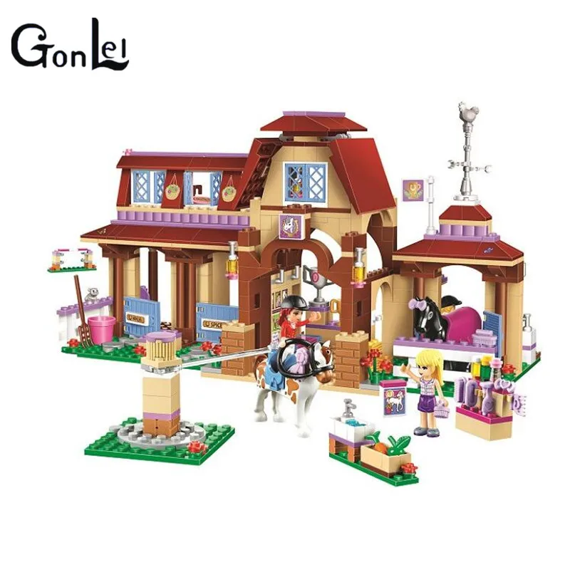 

GonLeI 2017 BELA 10562 Friends 594Pcs Heartlake Mia House Pet Show Model Building Blocks Kit Bricks Educational Toys Gifts
