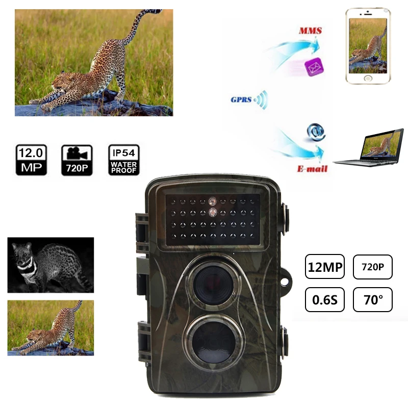 

12MP 720P Hunting Camera Animal Camera Hunting Traps Night Viewfinder Hunting Night Vision Camara Oculta Fototrap