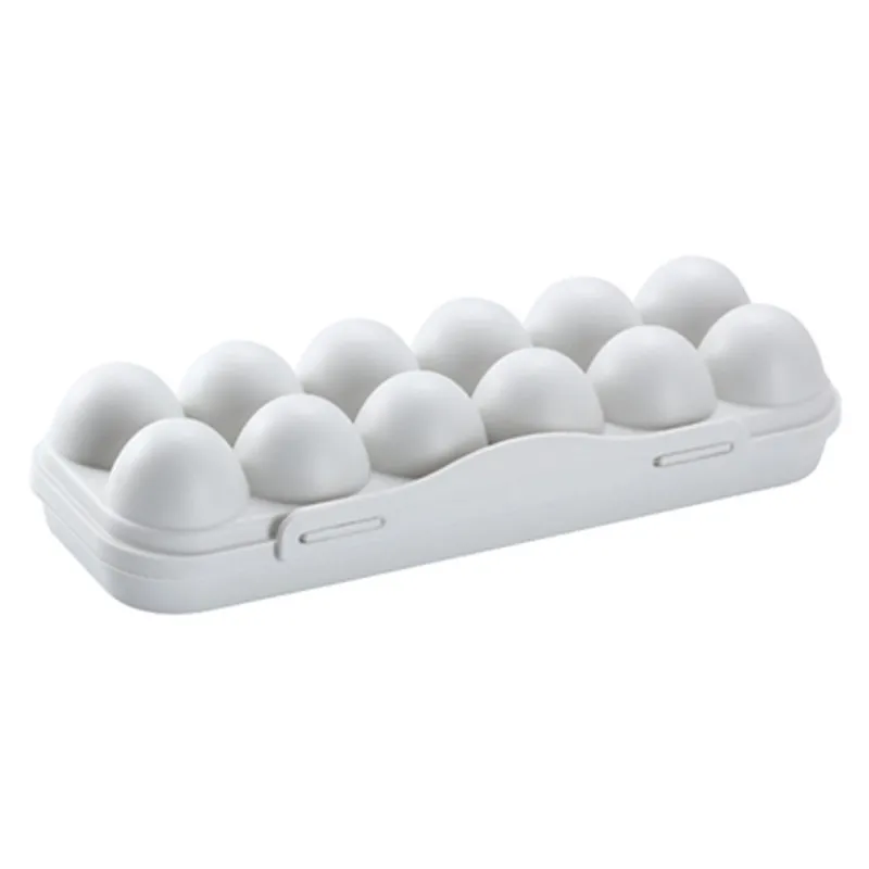 Лоток для яиц, ящик для хранения яиц, контейнер для хранения для холодильника, кухонные аксессуары, лоток для яиц, контейнер для хранения - Цвет: Gray