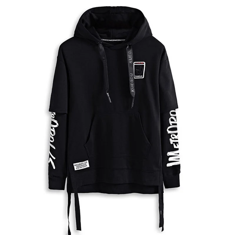 

2019 summer style hip hop men sweatshirts streetwear hoodies long sleeve pullover outwear ABZ364