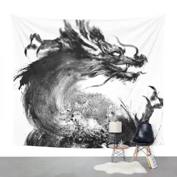 

Dragon Wall Tapestry Wedding Party Gift Bedspread Beach Towel Yoga Picnic Mat