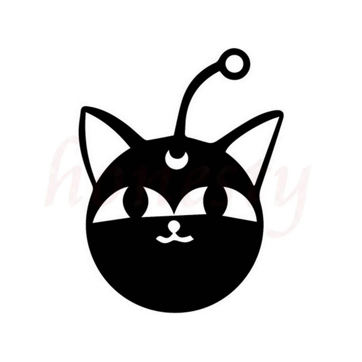 Sailor Moon Luna Cat Car Sticker for Truck Wall Home Glass Window Door