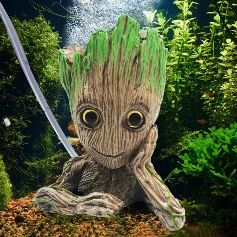

Lovely Tree Man Oxygen Pump Lightweight and Delicate Graceful and Beautiful Air Bubble Stone Air Pump Aquarium Fish Tank Decor