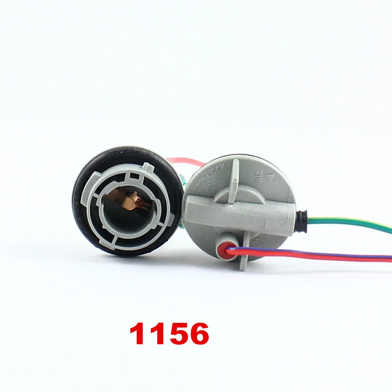 FSYLX 2шт 1156 BA15S BAY15D 1157 разъем женский автомобильный светильник розетка провод лампы