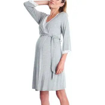

Womens Lace Pregnants Casual Nursing Baby For Maternity Pajamas Night-Rob Dress clothes So Fashionable NEW August 13