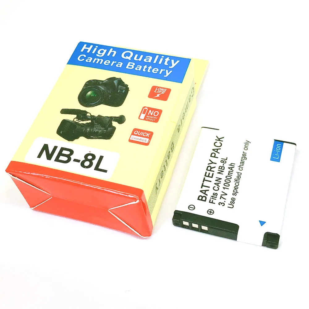 

NB-8L NB8L Rechargeable Digital Camera Battery for Canon PowerShot A3300 A3200 A3100 A3000 A2200 A1200 IS