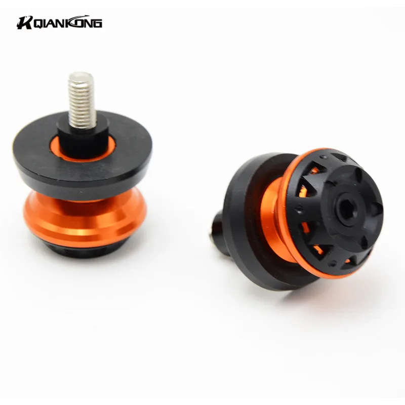 8mm CNC Aluminum Swingarm Spools Slider For KAWASAKI ZX6R ZX10R Honda CBR 600RR 954RR 1000RR Suzuki GSR650 GSXR 600 650 750 1000