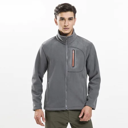 LoClimb Мужская и Женская флисовая куртка с подогревом зимние теплые флисовые лыжные пальто треккинг Кемпинг походные куртки одежда, AM133 - Цвет: men gray
