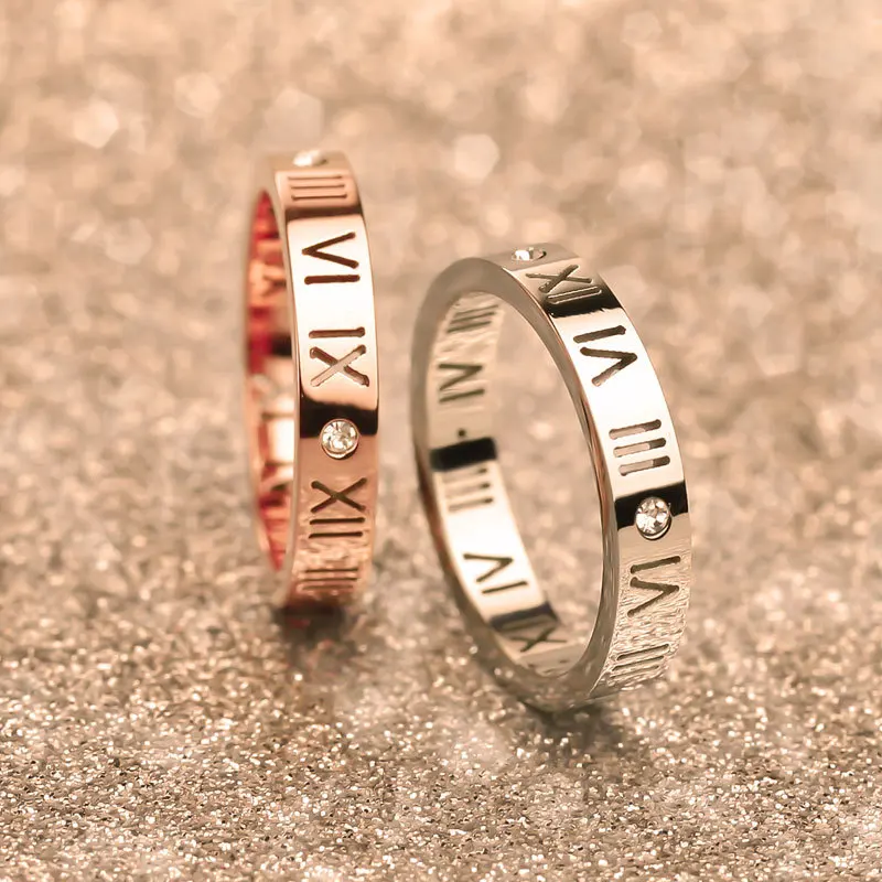 luxury brand celebrity jewelry ceramic titanium steel couple rings for men women rose gold color size - Wedding Ring Brands luxury brand celebrity jewelry ceramic titanium steel couple rings for men women rose gold color size - Wedding Ring Brands