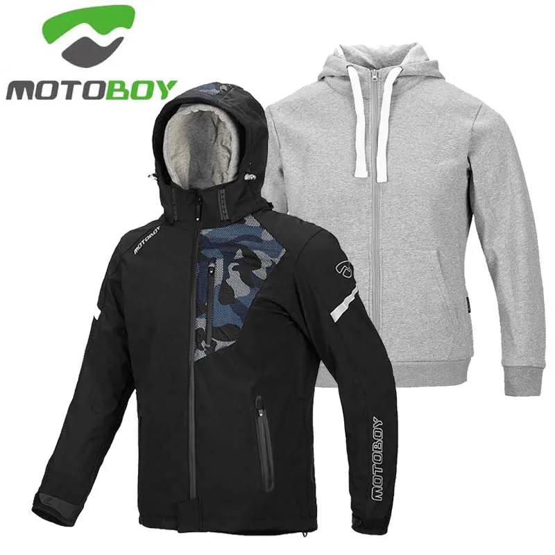 Куртка MOTOBOY Мужская водонепроницаемая мотоциклетная верхняя одежда с теплым