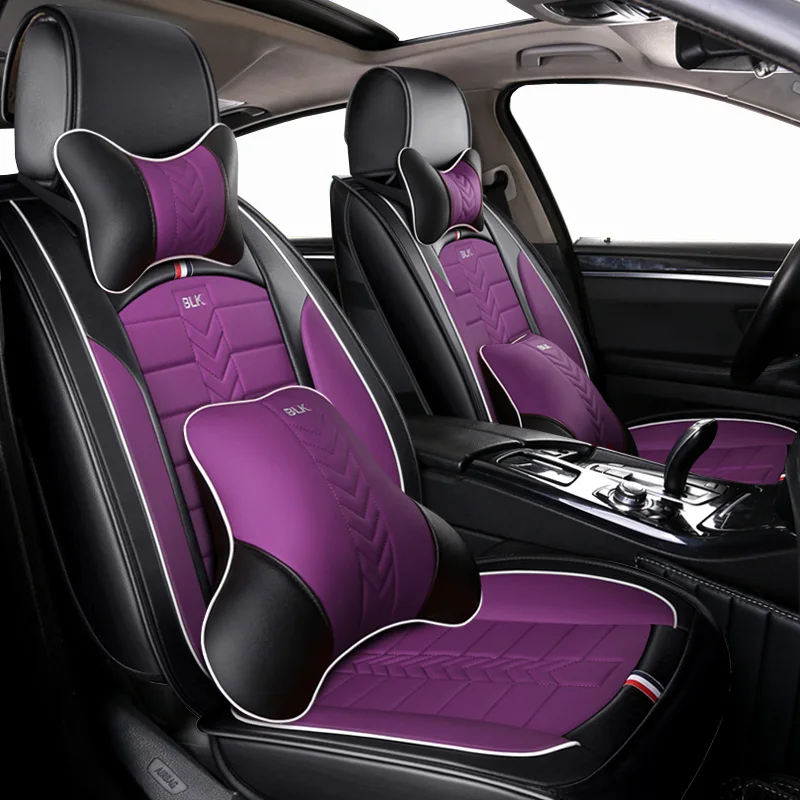 

Automobiles Leather Universal car seat cover For Hyundai solaris ix35 i30 ix25 Elantra accent tucson Sonata auto accessories