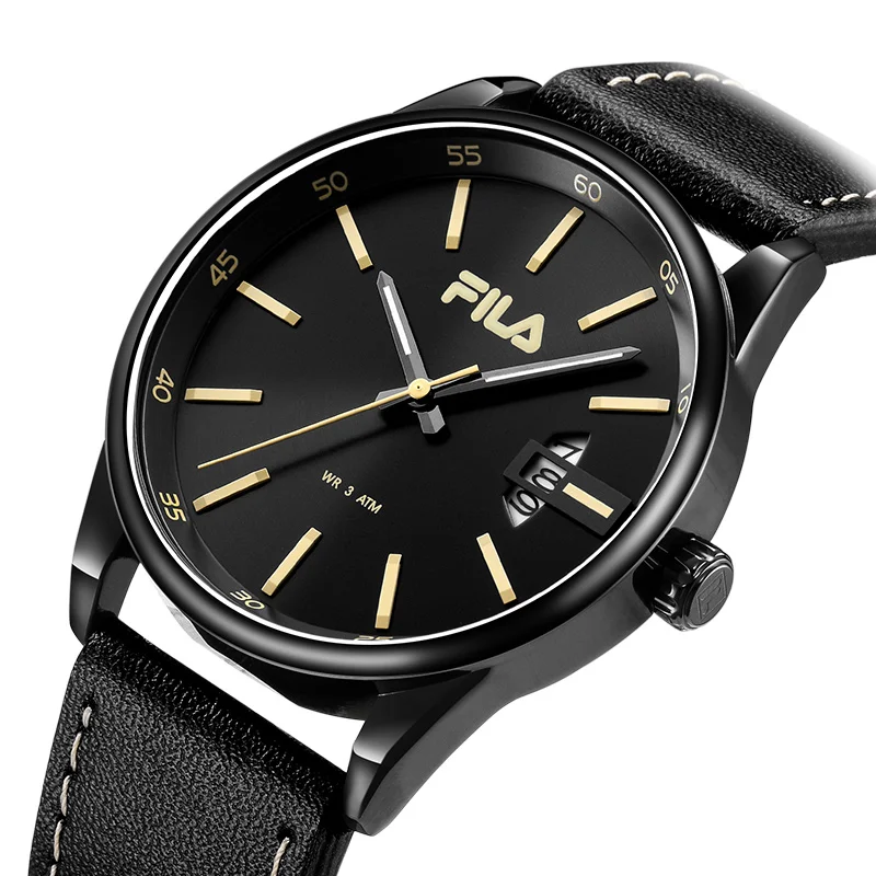 

Fila watches men's quartz watch stereo scale waterproof trend fashion belt men's watch FILA