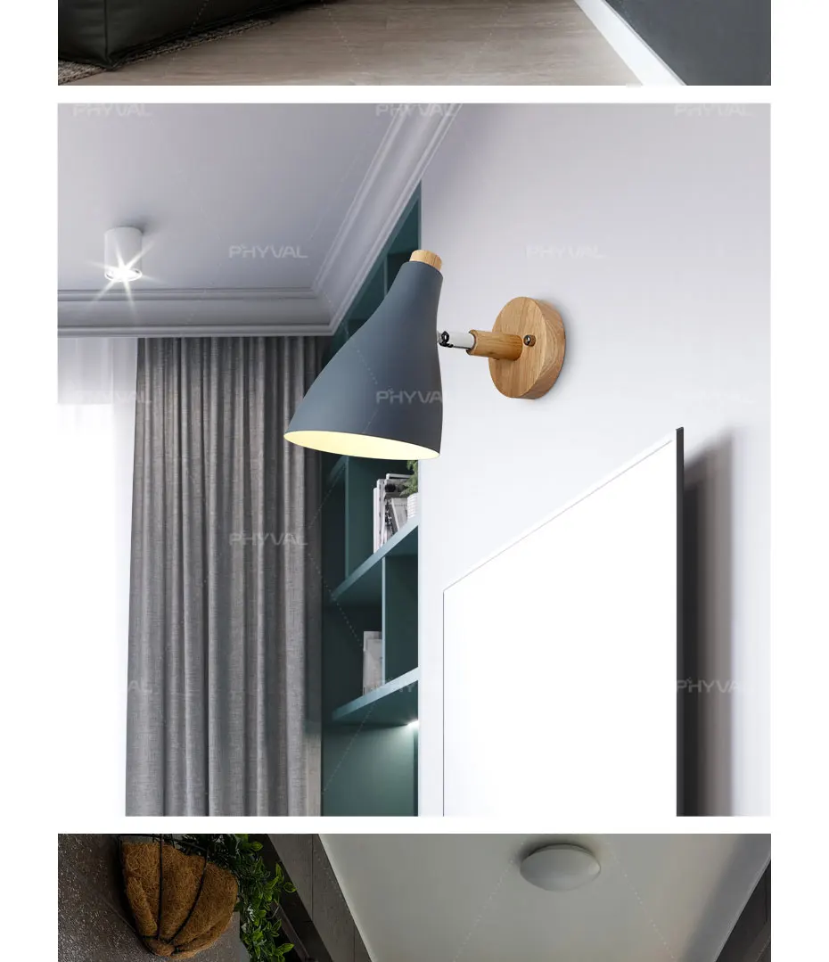 Светодиодный настенный светильник, креативный настенный светильник в скандинавском стиле, для столовой, ресторана, коридора, кафе, настенный светильник, бра для спальни, лампы для отеля