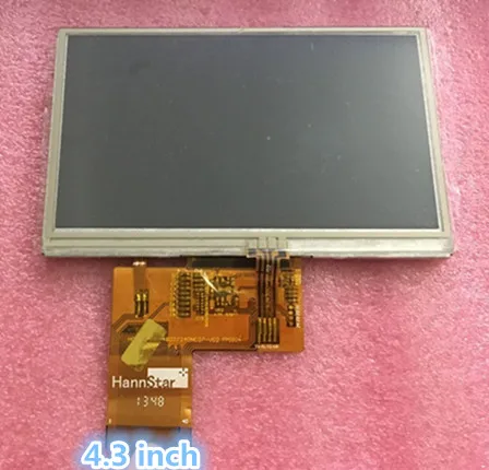 

NoEnName_Null 4.3 inch TFT LCD Screen with Touch Panel for HSD043I9W1-A01 WQVGA 480(RGB)*272