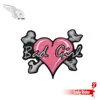 Hot Sell Bad Girl Heart Shaped Embroidered Patches For Clothing Fashion Decoration ► Photo 1/6