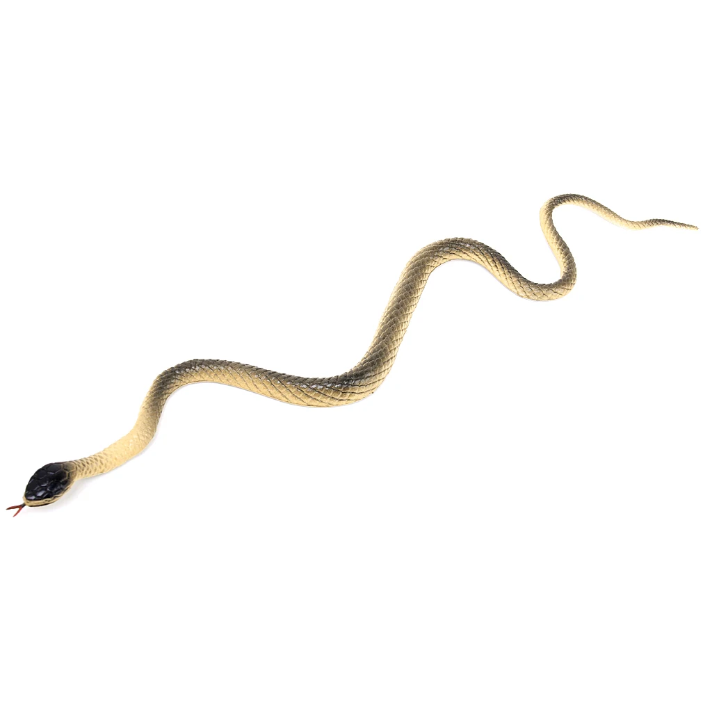Realistic Rubber Fake Snake Wild Reptile Toy Garden Prop GAG Joke Prank Gift Realistic Rubber Fake Snake Wild Reptile Toy Garden Prop GAG Joke Prank Gift