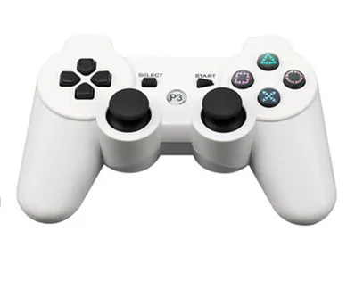 Беспроводной bluetooth-джойстик для PS3 контроллер игровая консоль для sony Playstation 3 геймпады - Цвет: Белый