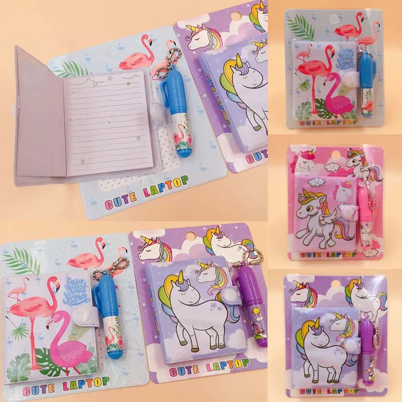 

1 Set Cute Bird Unicorn Family With Ballpoint Pen Notepad Diary Notebook Exercise Book Stationery School Office Supply