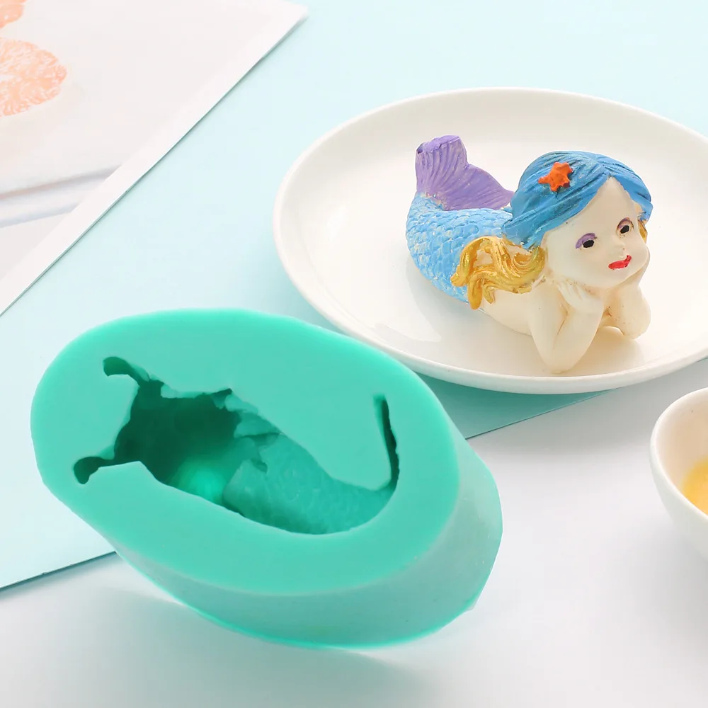 Силиконовые 3D формы в виде хвоста русалки для выпечки | Дом и сад