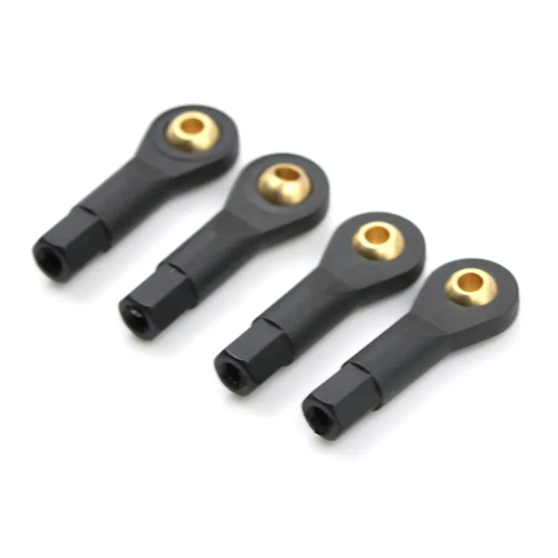 

4PCS M3 Rod End Ball End Wear Resisting Ball Joint Metal Head Holder Tie Rod End For Rc Boat Car Airplane Truck