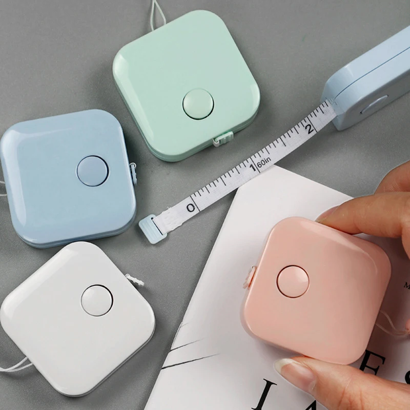 150cm Tape Measure Portable Retractable Ruler Children Height Centimeter Inch Roll Random Color Girls Gifts | Дом и сад