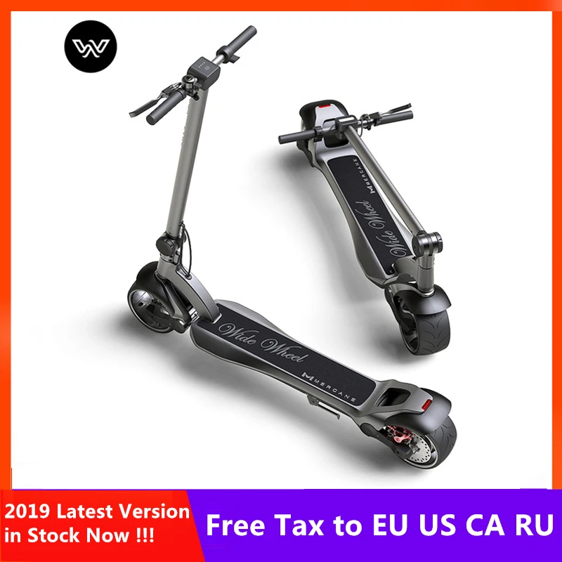 

2019 The Latest Mercane WideWheel Electric Scooter for Wide Wheel KickScooter 48V 500W Two Wheel Single / Dual Motor Skateboard