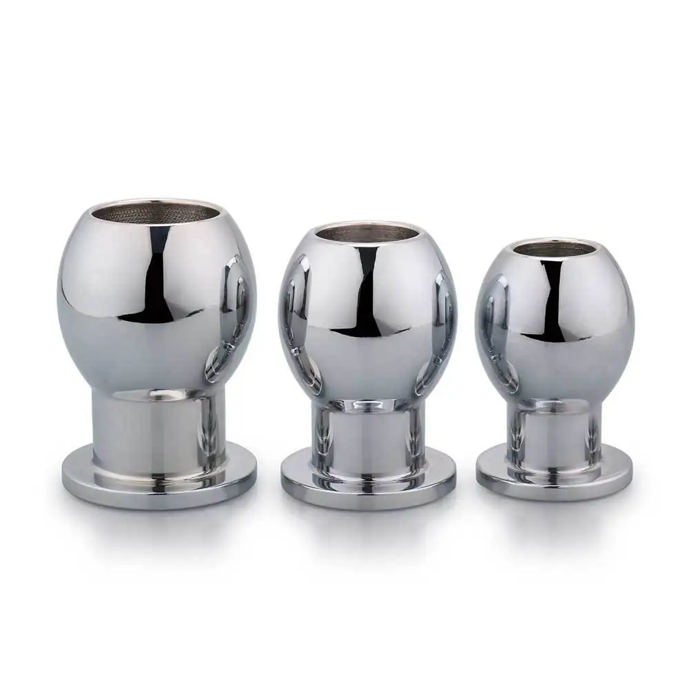 Anal Tunnel Plug Enema Vaginal Clean Head Metal Fushing Hollow Expansion Adult Supplies |