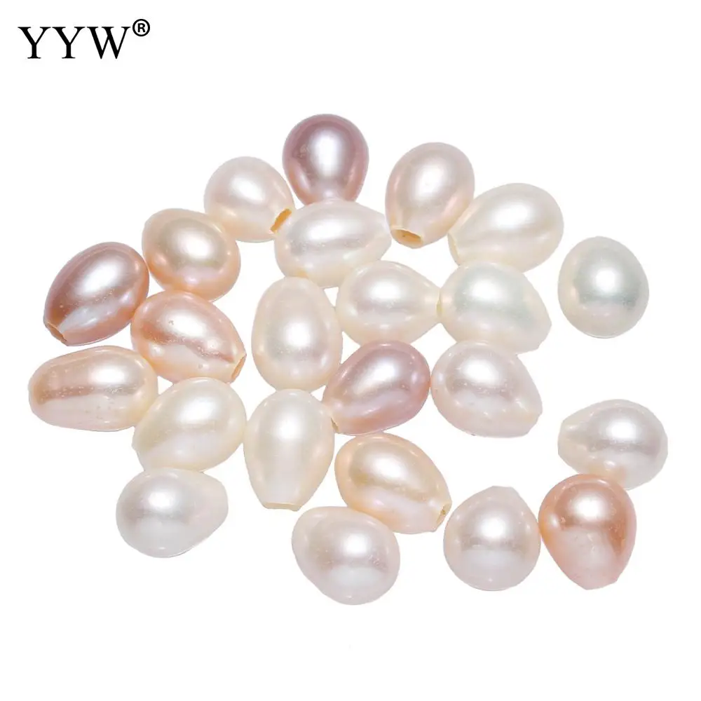 

Cultured Potato Freshwater Pearl Beads natural mixed colors 6.5-7mm Approx 0.8mm Sold By KG