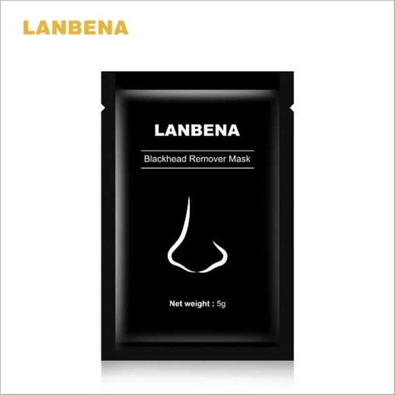 LANBENA Black Mask Blackhead Remover Peel Off Mask Mud Face Mask Charcoal Mask Nose Acne Treatment Oil Control Skin Care Beauty