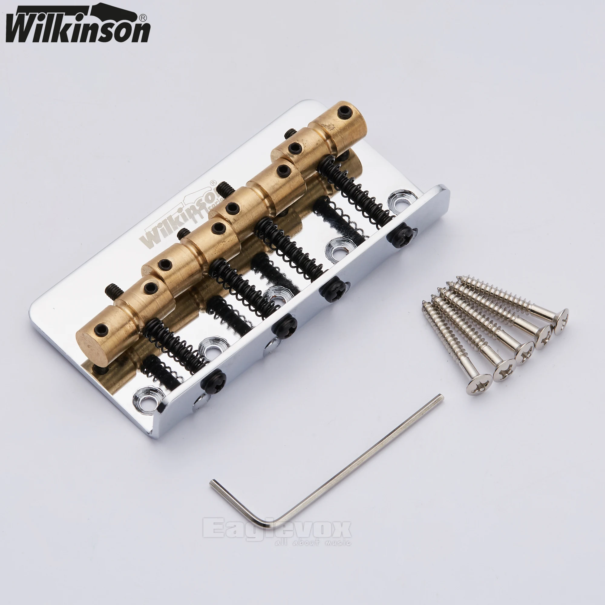 Buy Wilkinson Bass Saddle Bridge Zinc Alloy Base Brass