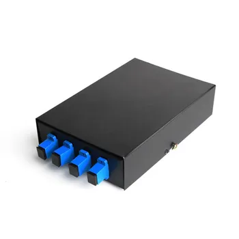 

FTTX FTTH Network SC 4 Ports Optic Fiber Terminal Box, include Pigtail and Fiber Optic Adapter