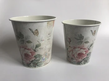

10Pcs/lot Wholesale Small Vase Flower Pots Europe Table Centerpieces Wedding Decoration Flower and Butterfly