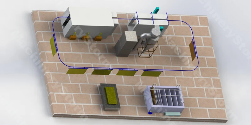 Automatic Powder Coating Line 12