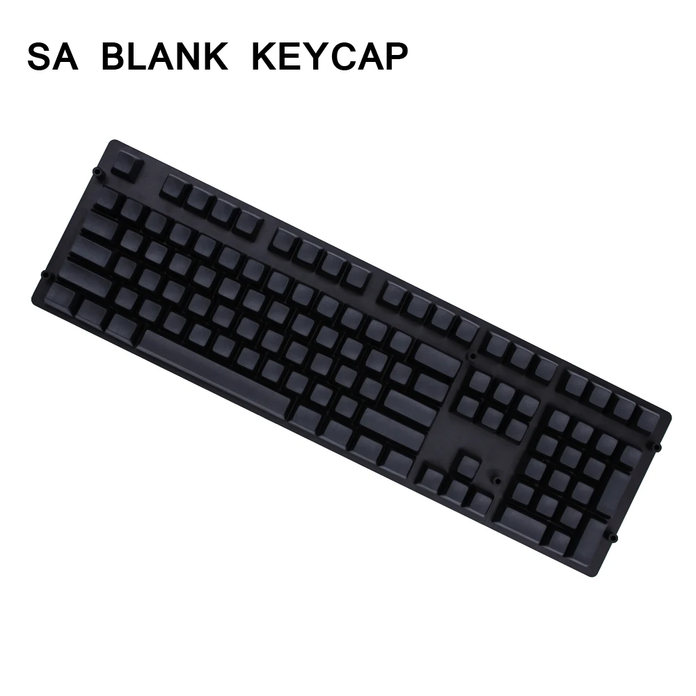 SA Blank Keycap 145/108/87 keys PBT Black Blank Keycap for Mechanical Keyboardin Keyboards from