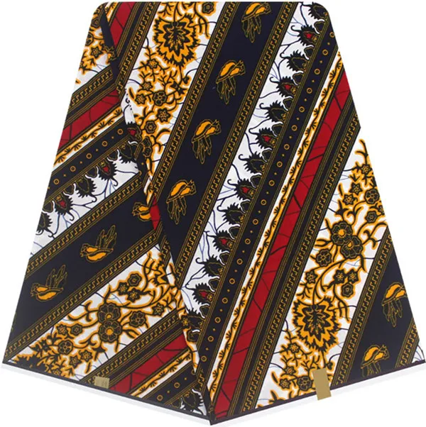 Горячая африканская ткань для платья африканская восковая ткань tissus воск Анкара ткани 6 ярдов хлопковая ткань HH-A1 - Цвет: 36