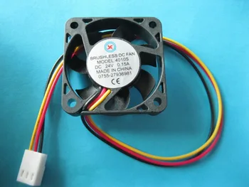 

6 Pcs Brushless DC Cooling Fan 24V 4010S 7 Blades 3 wires 40x40x10mm