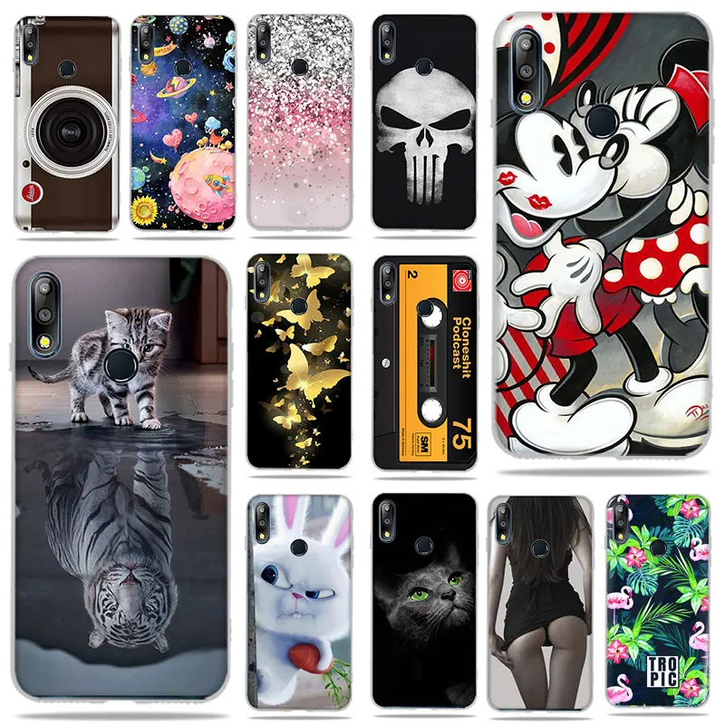 

Asus Zenfone Max Pro M2 ZB631KL Case Back Cover Soft TPU Silicone Painting Case For Asus Zenfone Max Pro M2 ZB633KL Fundas Bag