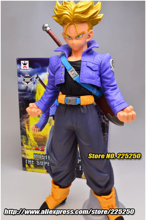 Японское аниме "Dragon Ball Z" Banpresto Master Stars Piece(MSP) Коллекционная Фигурка-super Saiyan Trunks